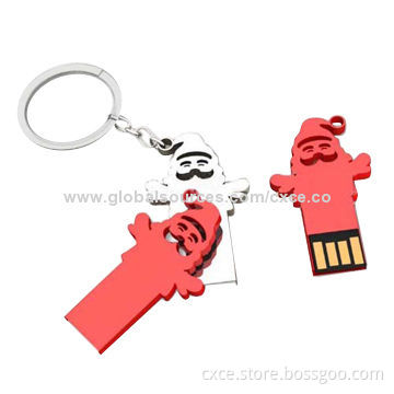 2GB/4GB/8GB/16GB/32GB/64GB High-speed Santa Claus Style USB Memory Stick